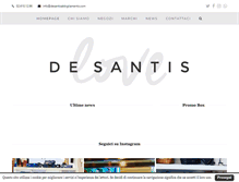 Tablet Screenshot of desantisabbigliamento.com